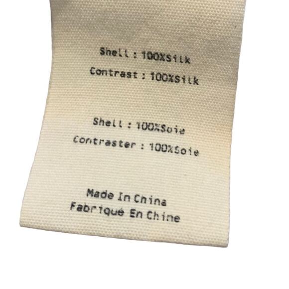 L’agence Womens Crawford Billow Sleeve blouse purple white floral extra small - Picture 11 of 11